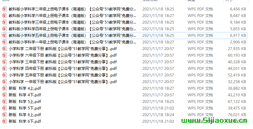 教科版小学科学一二三四五六年级科学上下册电子课本教材(义务教育教科书)  第2张