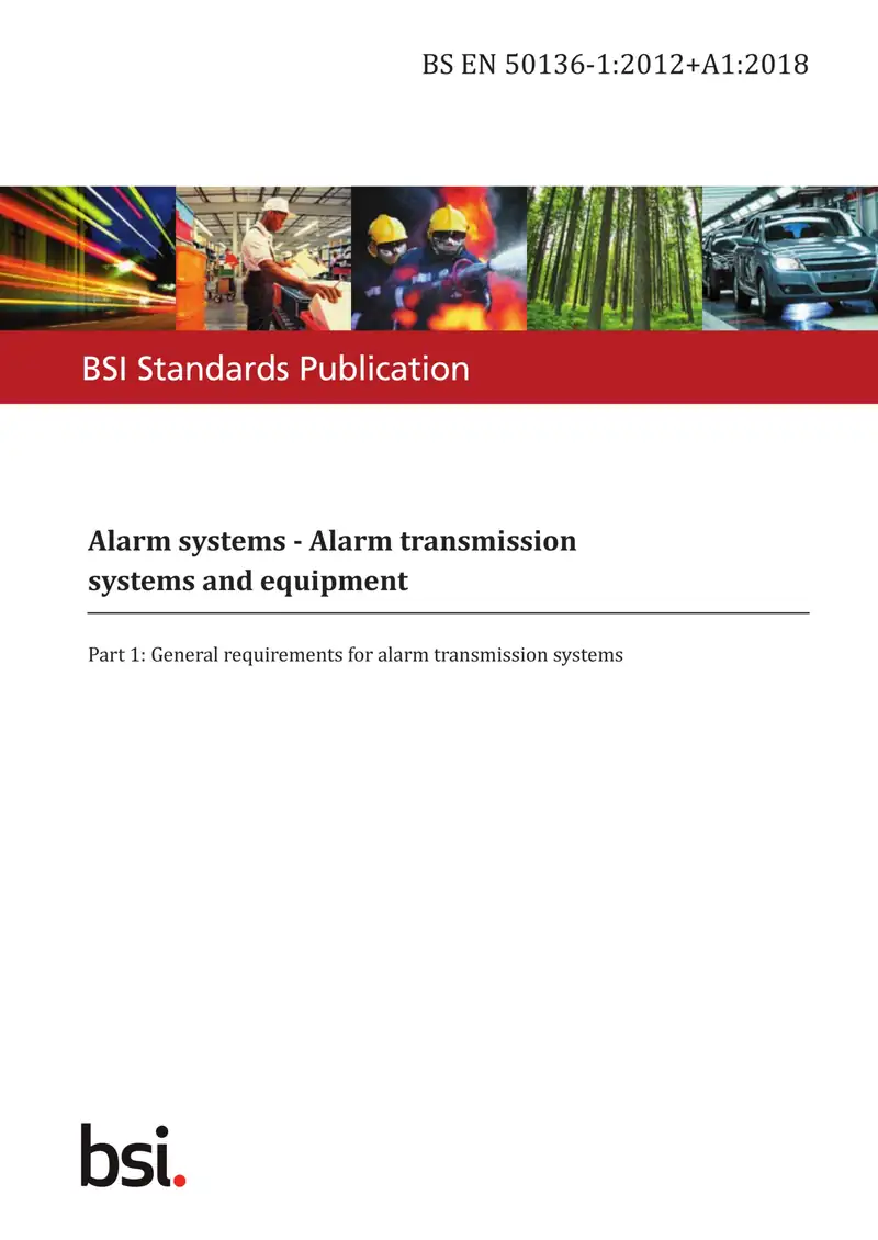 BS EN 50136-1:2012+A1:2018标准下载 第1张 BS EN 50136-1:2012+A1:2018标准下载 第1张