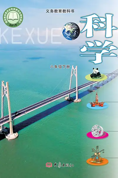 大象社版六年级下册电子课本封面（大象出版社）