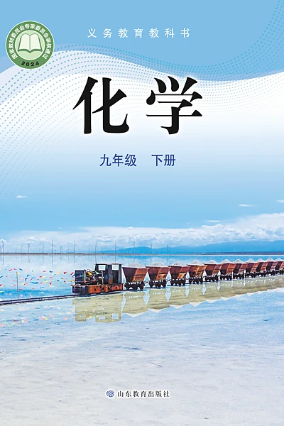 鲁教版九年级下册化学电子课本封面（山东教育出版社）